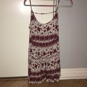 Rose pattern dress
